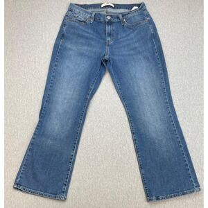 Levis Jeans Womens 14 Short Cotton Blend Stretch 529 Curvy Bootcut Mid-Rise